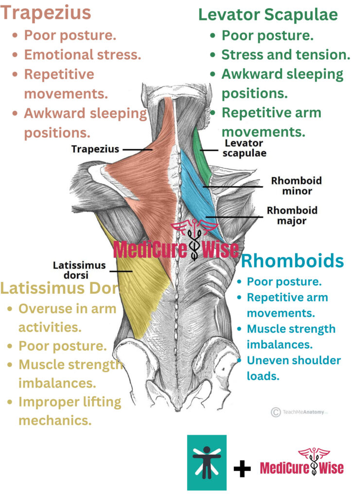 Back Pain Chart - Muscles
